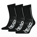 Head Tennis Performance Socks 3P Black